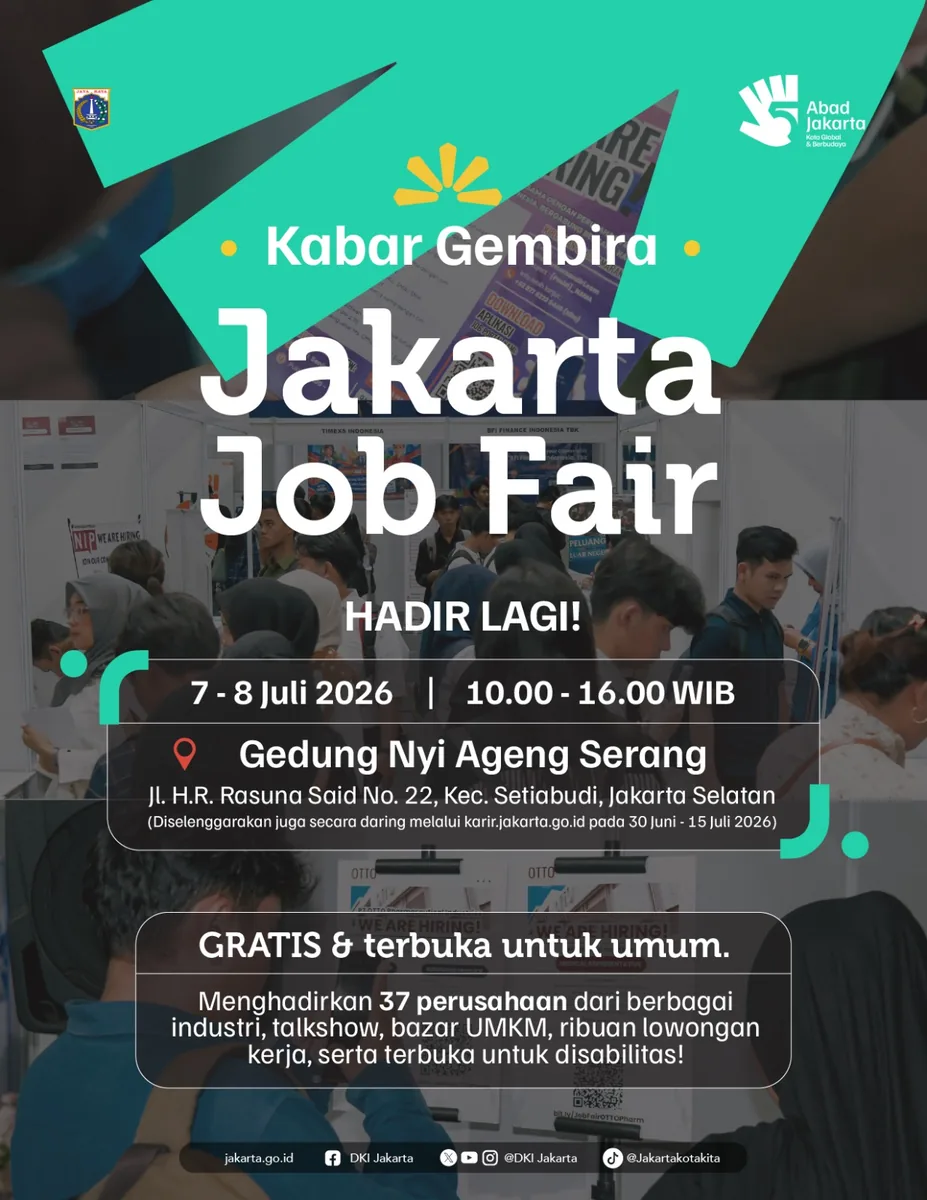 Job Fair Kabupaten Tapanuli Utara 2026 (Suku Dinas TKTE Wilayah Kabupaten Tapanuli Utara Barat) : 7-8 Juli 2026